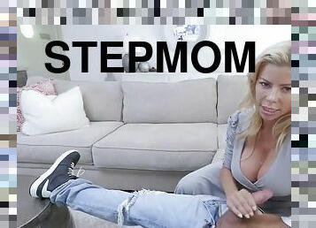 Huge hooters stepmom rides her stepson