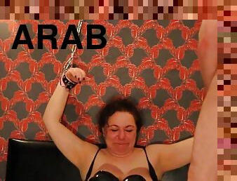 Ugly arabic russian bitch chained, face fucked bdsm cim