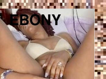 Ebony Babe Anal Play