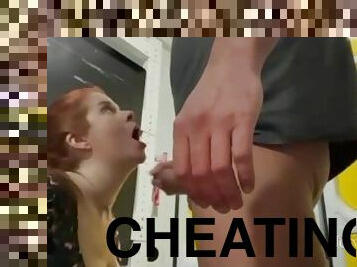 Cheating MILF hotwife keeps warm by sucking and fucking her husbands friend - Hotwife Trix