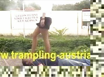 public pantyhose trample