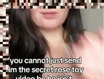 big boobie babe sent the secret rose toy video