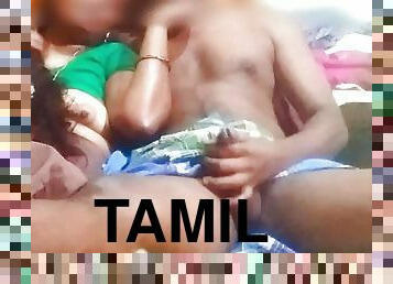 Tamil husband wife romance with handjop 