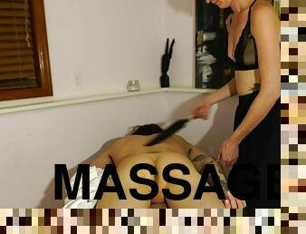 Deep Tissue Massage * Vibrating His Dick Into Intense Orgasm * Feather Tickle After Care P2