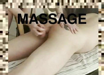 FLR massage  pegging anal slave
