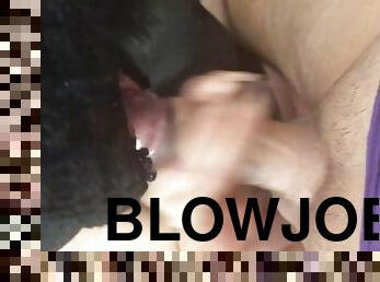 a blowjob for good night