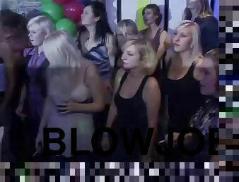 Horny cock craving sluts are fucked in a party clip