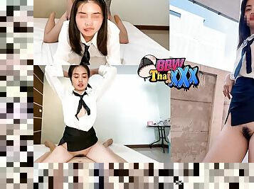 Young babe asian fucked in office suit (Full &amp; Uncen in Fansly BbwThaixxx) 