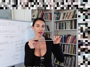 “HOW TO FUCK” - Real Sex Lesson with Miss Fox ?????????