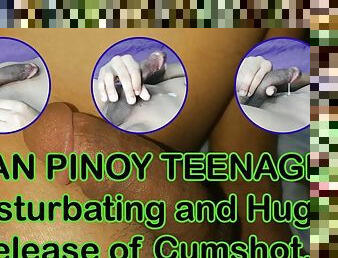 ASIAN PINOY TEENAGER - Did a very nice Masturbation with Load of Cumshots