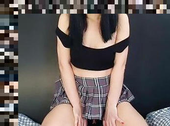 I WILL USE YOUR FACE HOWEVER I WANT! FACESITTING VIDEO SCHOOLGIRL! - ANGELINAPUX