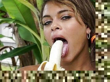 MYGF - Destiny Cruz's Pussy Goes Bananas