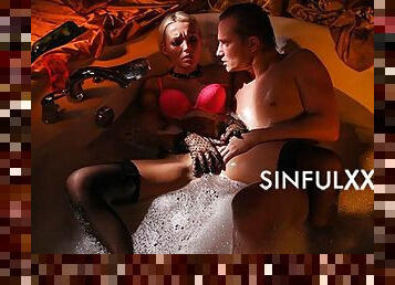 tuširanje, muca, babe, fafanje, velik-penis, milf, porno-zvezda, črni, fingering, nogavice