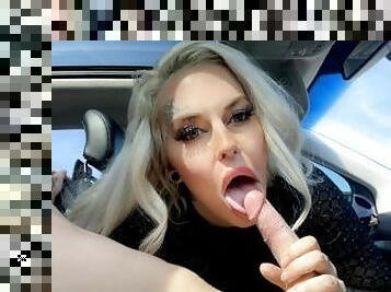 Sucking my Managers Dick in the Parking Lot Before Club