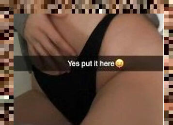 18 year old Teen cheats on boyfriend on Snapchat