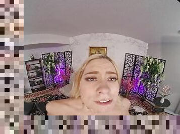 FuckPassVR - Kinky blonde River Lynn eagerly rides your throbbing cock in immersive Virtual Reality