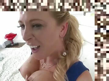 Filthy milf cherie deville gets her ass torn off by veiny dong