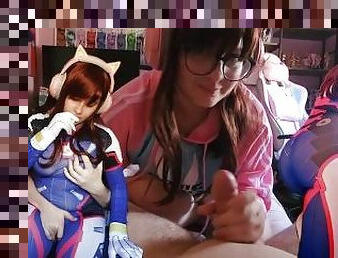 [Overwatch] D.Va gets Fucked Hard After losing a game? cosplay sex
