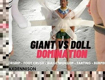 Transformeration fantasy - giant vs action figure doll domination