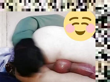 intense orgasm in hands-free sissygasm