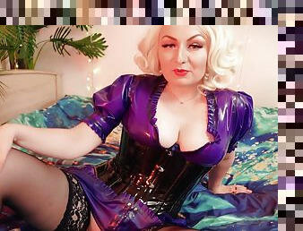 Arya Grander And Mistress Latex In Hardcore Rude Joi - Mistress In Latex Dirty Talking Blonde Milf - Countdown