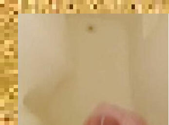 Jerking in the shower