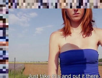 Real publicsex crempied redhead outdoors