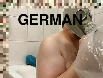 BHDL - N.V.A. BREATHING BATH 2 - TRAINING IN A LATEX CASE WITH PLASTIC BAG AND CUM