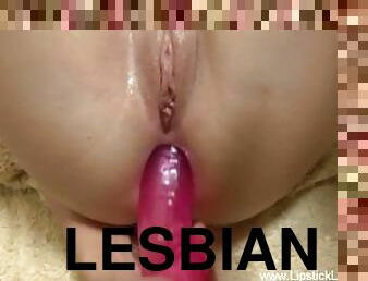 Lesbian Shower Then Dildo Up Ass