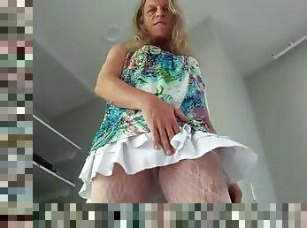 Granny Tranny Showing Off 2