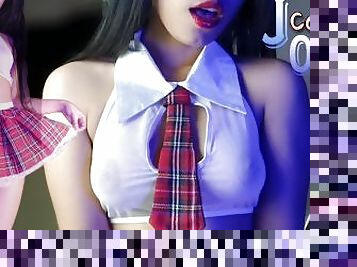 JOI COSPLAY-I'm a SCHOOL girl and I make you cum in my pussy???? / ENGLISH SUBTITLED / ASMR roleplay????