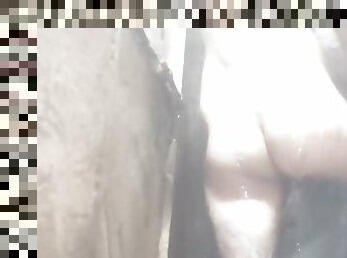 Nanga munda in bathroom shower time big ass boy big cock meriphudi bigprince007 handjob 