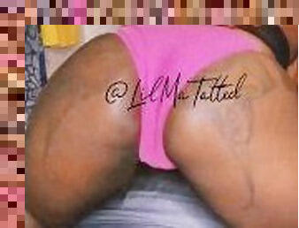 Thick Ebony Ass Twerking In Pink Panties