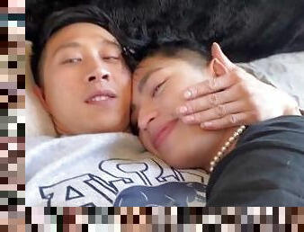 Asian boys love couple make cute sex tape, Tyler Wu & Sam Vu