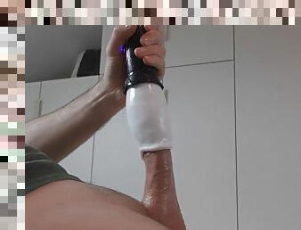 Electric Male Masturbator Cup with Penis Stimulation, Sex Toys for Men from Sohimi, Ruined Orgasm, Throbbing Cock