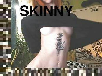 very skinny goth ? ???? ???? body showing