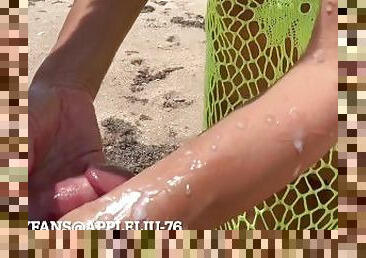 casual hand job at the beach! OnlyFans @ Appleliu-76