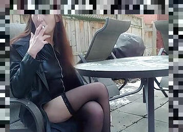 Inhale 52 Smoking Fetish & Risky Public Nudity By Gypsy Dolores