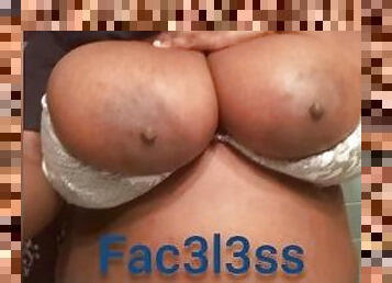 Big Juicy Ebony Titties Bouncing