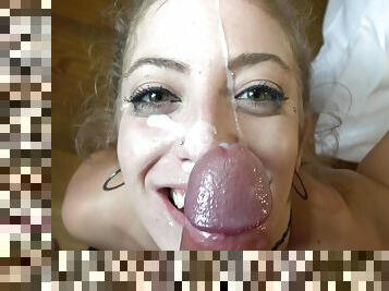 Best facial compilation of women that shake dicks in each hole