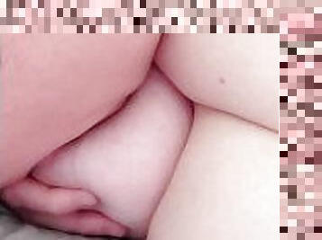 self sucking on my huge milky titties & nipples