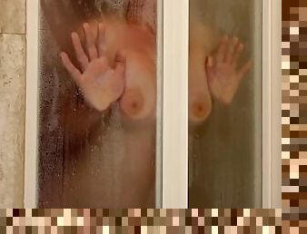I love how she screams and moans in the shower