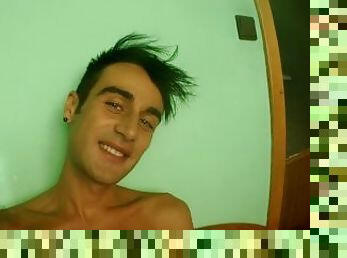 amador, gay, pov, beijando, fetiche, sozinho, gay-adolescente