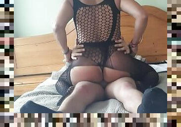 ibu-dan-anak, pantyhose, milfs, orang-latina, ibu, hitam, upskirt, pakaian-dalaman, jaring-ikan