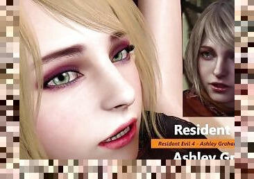 Resident Evil 4 - Ashley Graham × Stockings × Bed - Lite Version