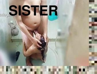 Choti Didi ko bathroom me choda, Step Sister and Step Brother Sex in Bathroom