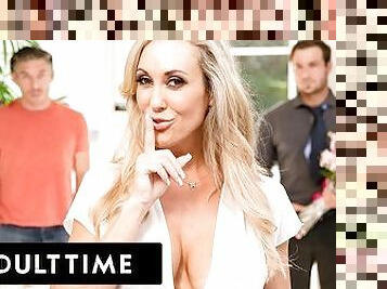ADULT TIME - Cheating MILF Brandi Love Sneaks Off To Make Secret Lover Cum Before Her Husband!