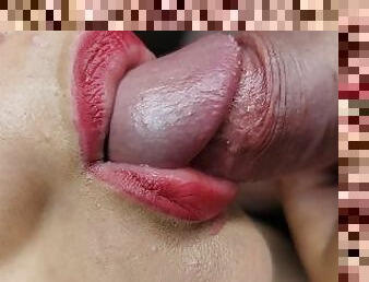 THIS CLOSE UP IS BLOWING ME UP! Sensual POV close up blowjob