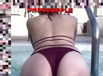 Gorgeous Latina Ass Los Angeles Hotel jacuzzi