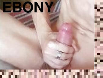 Hot boy home alone awesome handjob